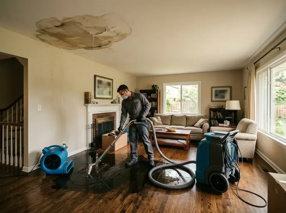 attic-pipe-burst-ceiling-drip-008 — frequently asked questions, Water Damage Restoration & Carpet Care in Troutdale, OR